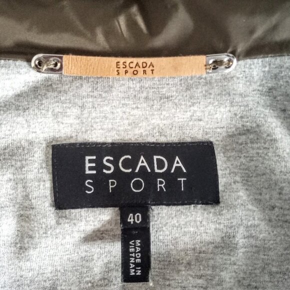 Escada Sport Green Full Zip Hooded Anorak Jacket - Picture 6 of 8